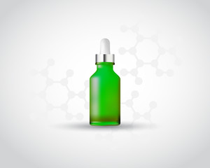 Collagen Serum Background Concept Skin Care Cosmetic.