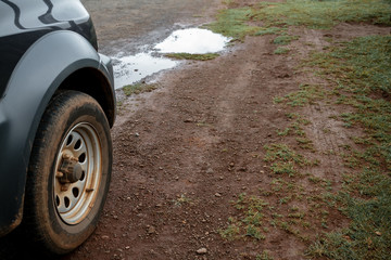 4WD on the road © OSORIOartist