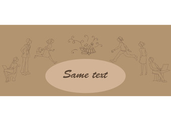 Smell something tasty. Blank for menu