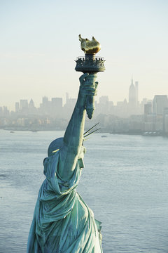 USA, New York State, New York City, View of Statue of Liberty