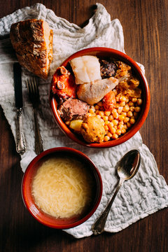 Typical spanish cocido