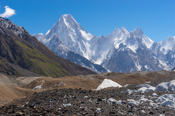 Sommet de la montagne Gasherbrum IV, K2trek