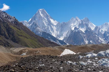 Deurstickers Gasherbrum Gasherbrum IV bergtop, K2trek