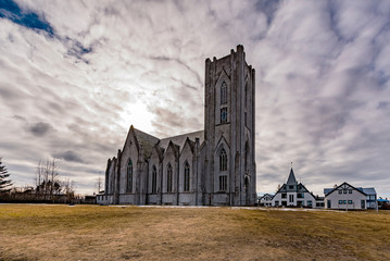 Kathedrale of Christ King in Reykjavik, Island