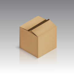 Cardboard box,vector illustration