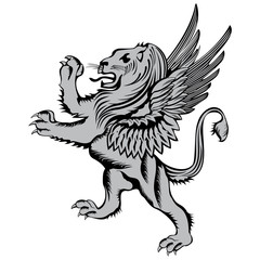 lion with wings