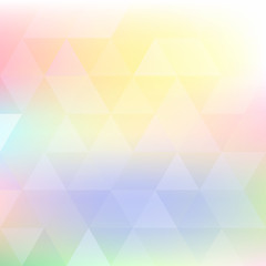 Soft color background with triangles