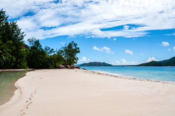 Seychellen - Strand von Curieuse