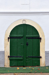 Entrance door to a basement, cellar © salajean