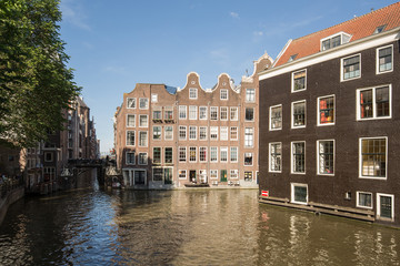 Naklejka premium Amsterdam Canal Houses