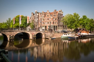 Zelfklevend Fotobehang Amsterdam prince's canal © Daco