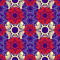 Floral seamless pattern. 
