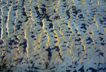 Sand beach surface in Jurmala, Latvia