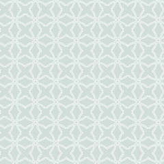 Seamless ornament in arabian style. Pattern for wallpapers and backgrounds. Light blue and white pattern