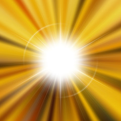 Obraz premium Flare bright shiny star