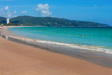 Beautiful beach and tropical sea
