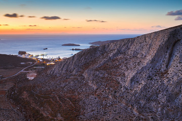 View of Karavostasis village from a nearby mountain.