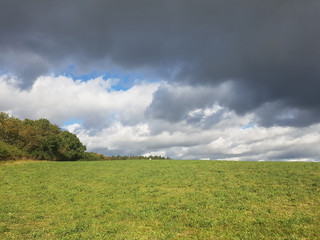 Gewitterwolke, Nimbostratus, Cumulus
