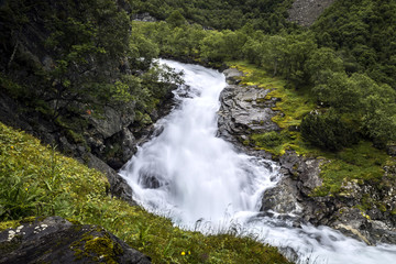 Obraz na płótnie Canvas Waterfall in Norway