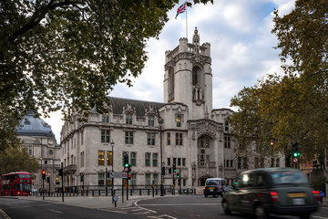 Fototapeta premium The Supreme Court of the United Kingdom is the supreme court in all matters under English and Welsh law, Northern Ireland law and Scottish civil law. It represents the judicial branch (judiciary)