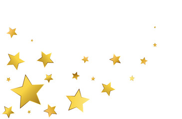Gold stars background