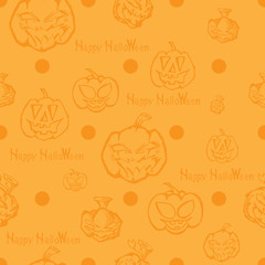halloween pattern pumpkin