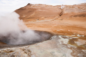 Geothermalgebiet Namafjall in Island