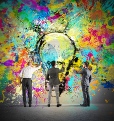Painting a new creative idea