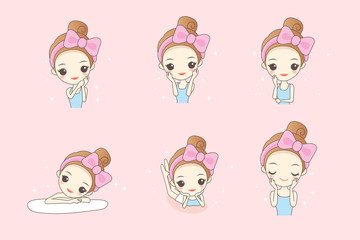 beauty skin care woman