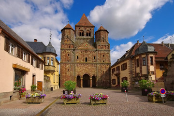 Fototapeta na wymiar Marmoutier Abbaye Saint-Etienne