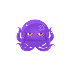 Funny Octopus With Headache Emoji