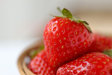 Fragole su cestino