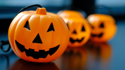 Halloween pumpkin head jack lantern