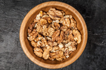 Walnuts top view