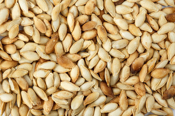 Whole roasted salted pumpkin seeds