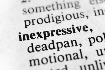 Inexpressive