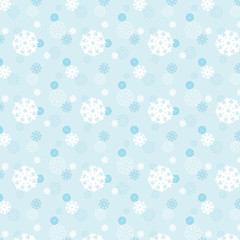 Background with snowflakes.  For print. Scrapbook paper.