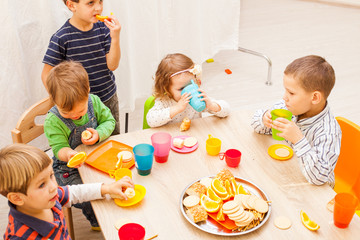 Lunch in kindergarden