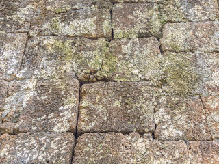 Ancient grids rock pattern and texture