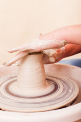 Child's ceramic handicrafts