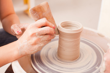 Child's ceramic handicrafts