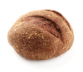 Fresh bread, isolated on white