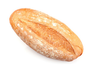 Fresh bread, isolated on white