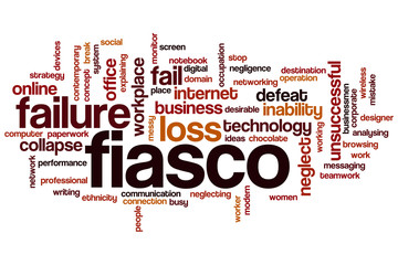 Fiasco word cloud