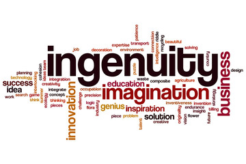 Ingenuity word cloud