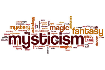 Mysticism word cloud