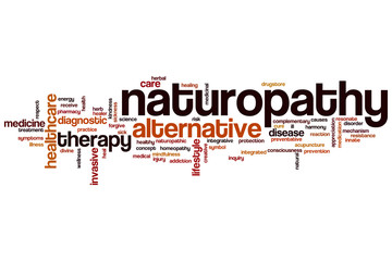 Naturopathy word cloud