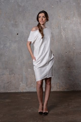 Fototapeta premium Girl in summer dress