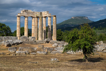Fototapeta na wymiar Zeus Tempel von Nemea. Griechenland, Peloponnes,16138.jpg