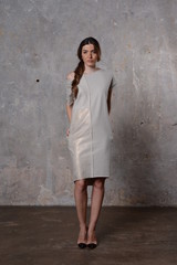 Fototapeta premium Girl in summer dress